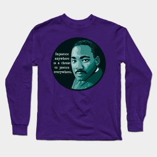 Dr. Martin Luther King Jr. Portrait T-Shirt Long Sleeve T-Shirt